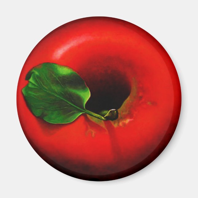 . Red Apple Magnet (Front)