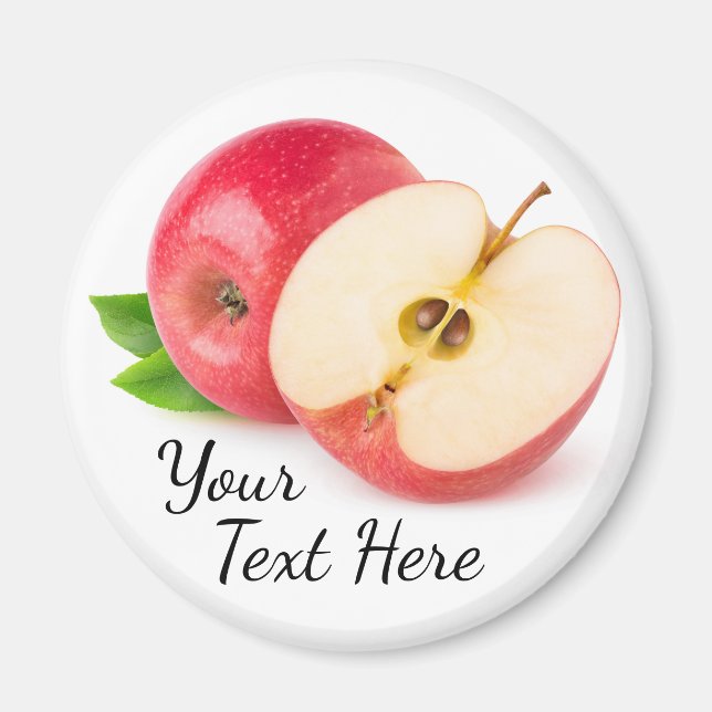 Red apple magnet (Front)