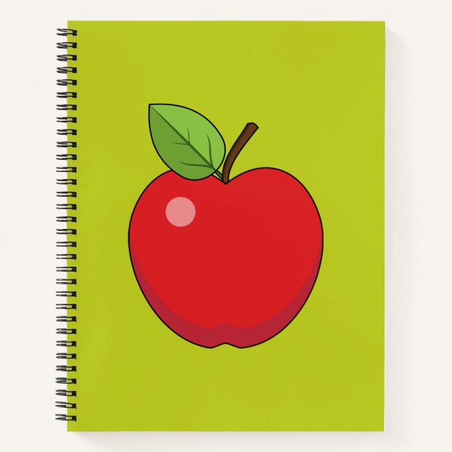 Red Apple Notebook (Front)