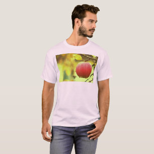 "Red Apple on Tree" Cute Photo. Buy Now T-Shirt