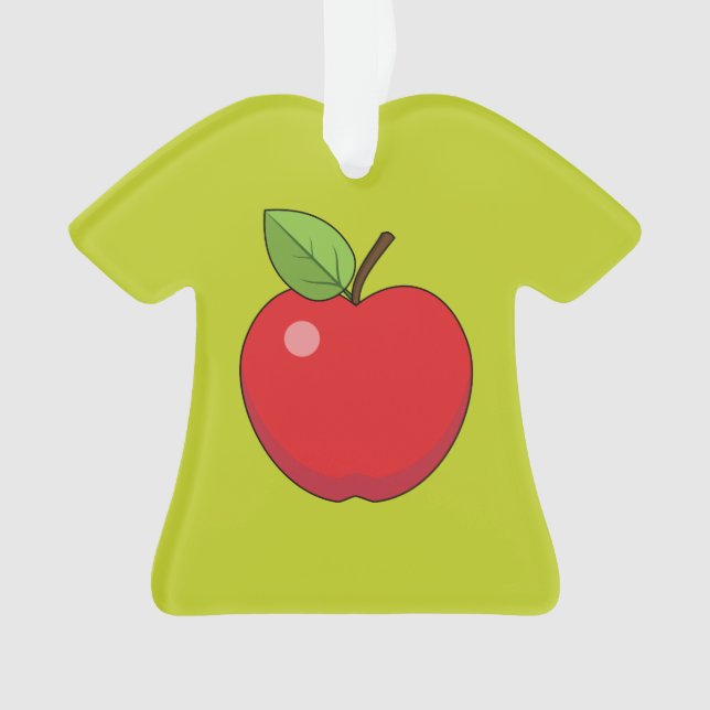 Red Apple Ornament (Front)