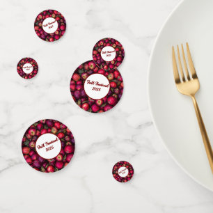 Red Apple Party Customisable Table Confetti
