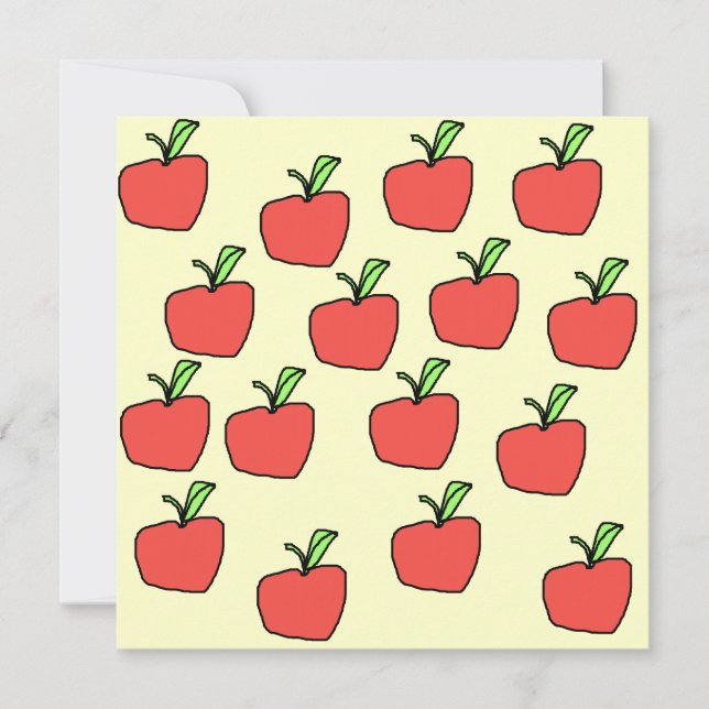 Red Apple Pattern. (Front)