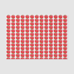 Red Apple Pattern Tissue Paper