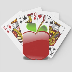 RED APPLE PLAYING CARDS