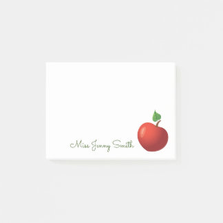 Red Apple Post-it Notes