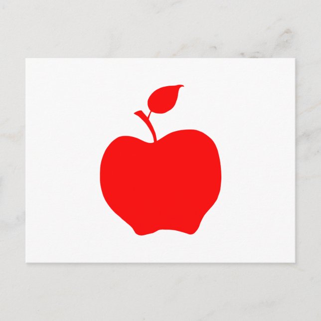 Red Apple Postcard (Front)