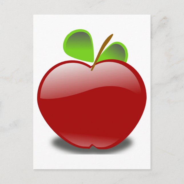 RED APPLE Postcard (Front)