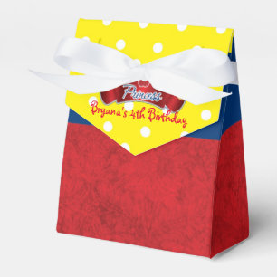 Red Apple Princess Birthday Party Favour Boxes