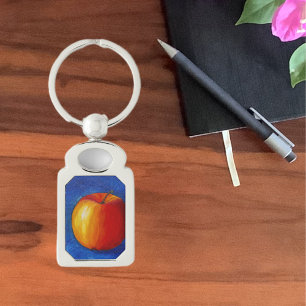 Red Apple - Still Life Painting Key Ring