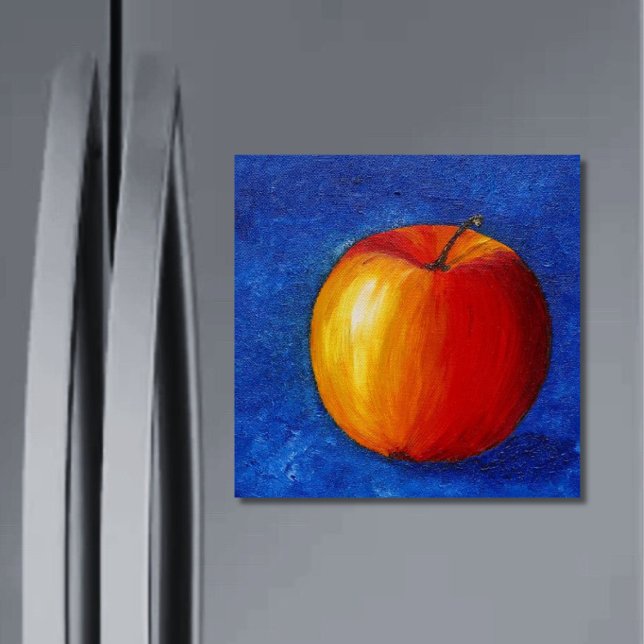 Red Apple - Still Life Painting Magnet (Creator Uploaded)