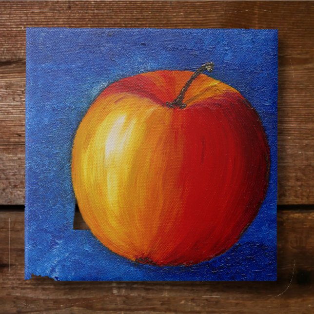 Red Apple - Still Life Painting Tile (Creator Uploaded)