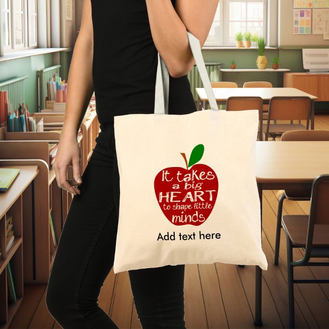red apple Teacher thank you retirement Nursery Tote Bag (Creator Uploaded)