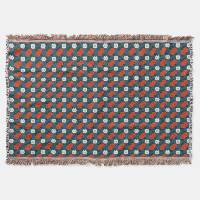 Red Apple  Throw Blanket (Front)