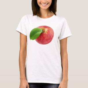 Red apple top view