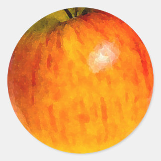 Red Apple Watercolor - sticker