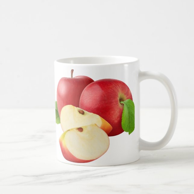 Red apples coffee mug (Right)