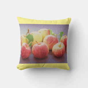 "Red Apples Fruit" Cute Photo. Buy Now Cushion