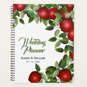 Red Apples Fruit Wedding Planner