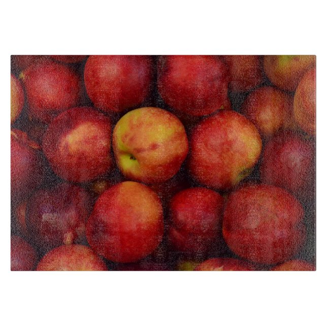 Red Apples Graphic Cutting Board (Front)