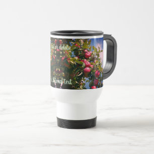 Red Apples On The Tree Nature Personalized Travel Mug