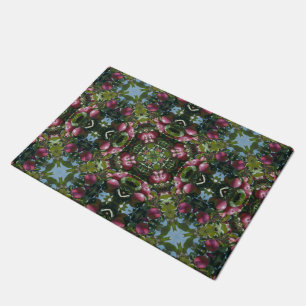 Red Apples On Tree Nature Abstract  Doormat