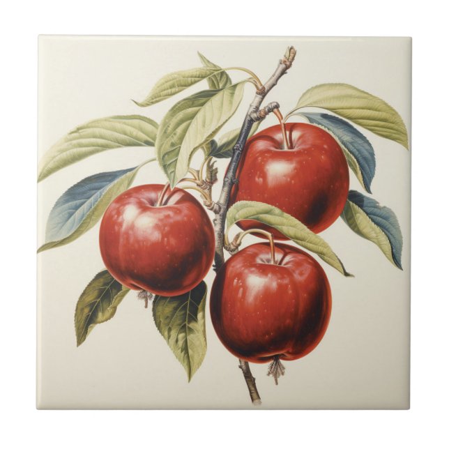 Red Apples Tile (Front)