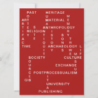 Red Archaeology and Anthropology Crossword Puzzle