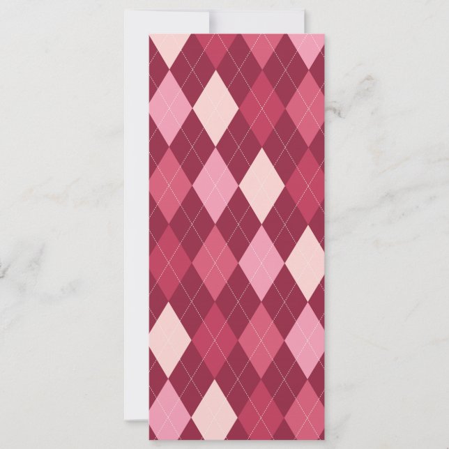 Red argyle pattern (Front)