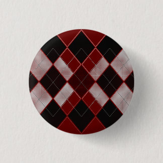 Red Argyle Pin