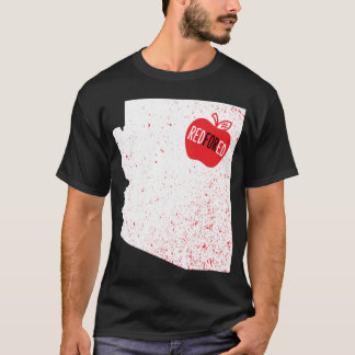 Red Arizona Teacher Red For Ed T-Shirt