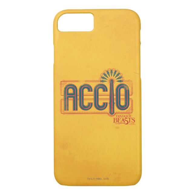 Red Art Deco ACCIO™ Spell Graphic Case-Mate iPhone Case (Back)