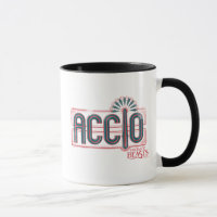 Red Art Deco ACCIO™ Spell Graphic