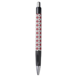 Red Art Deco Pattern
