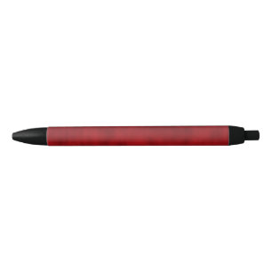Red Artsy Gothic Ombre Black Ink Pen