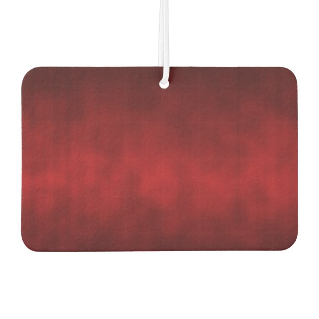 Red Artsy Gothic Ombre Car Air Freshener (Front)