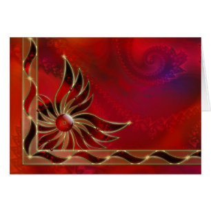 Red As the Flame Card