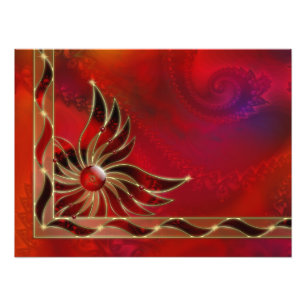 Red As the Flame Photo Print