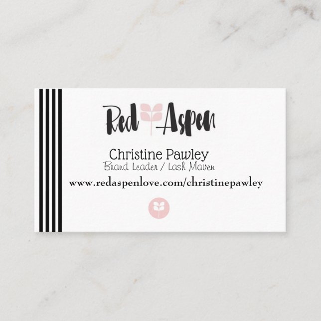 Red Aspen Business Cards (Front)