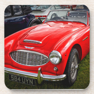 Red Austin Healey 3000 classic sports car Coaster