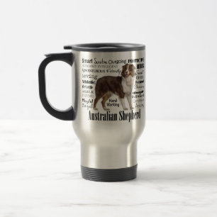 Red Australian Shepherd Traits Travel Mug