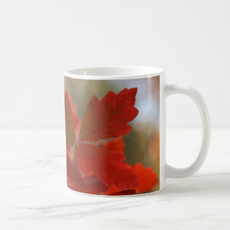 Red Autumn Leaves Mug