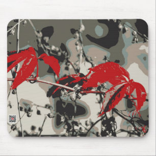Red Autumn Mouse Pad