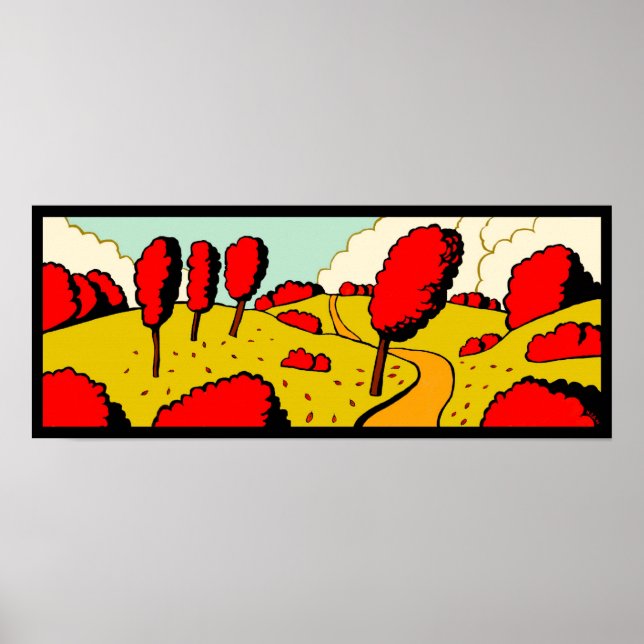 Red Autumn Poster (Front)