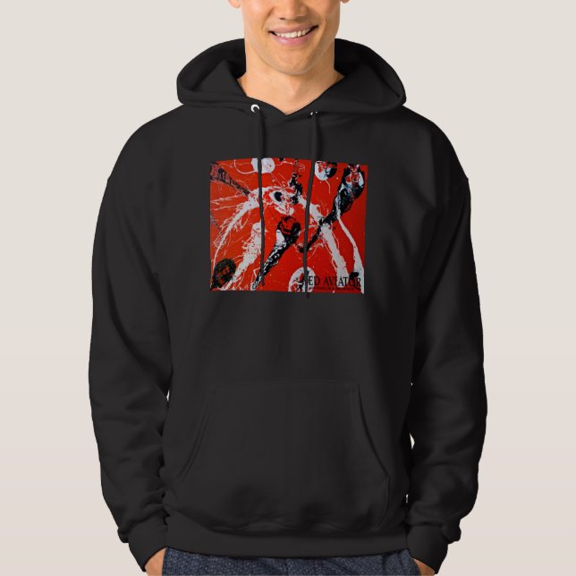 RED AVIATOR HOODIE (Front)