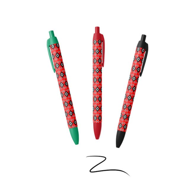 Red Axis Black Ink Pen (Creator Uploaded)
