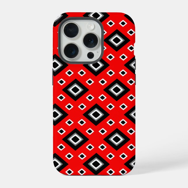 Red Axis iPhone Case (Back)