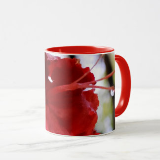 Red Azalea Flowers Mug