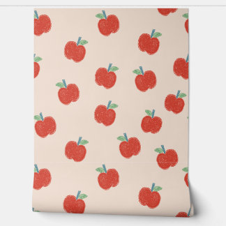 Red baby  apples wallpaper