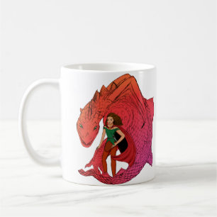 Red Baby Dragon Coffee Mug